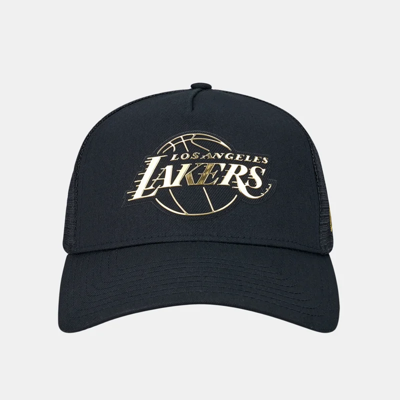 NEW ERA Men's Foil Logo LA Lakers Trucker Cap