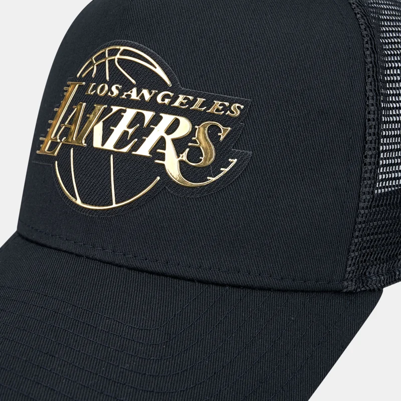 NEW ERA Men's Foil Logo LA Lakers Trucker Cap