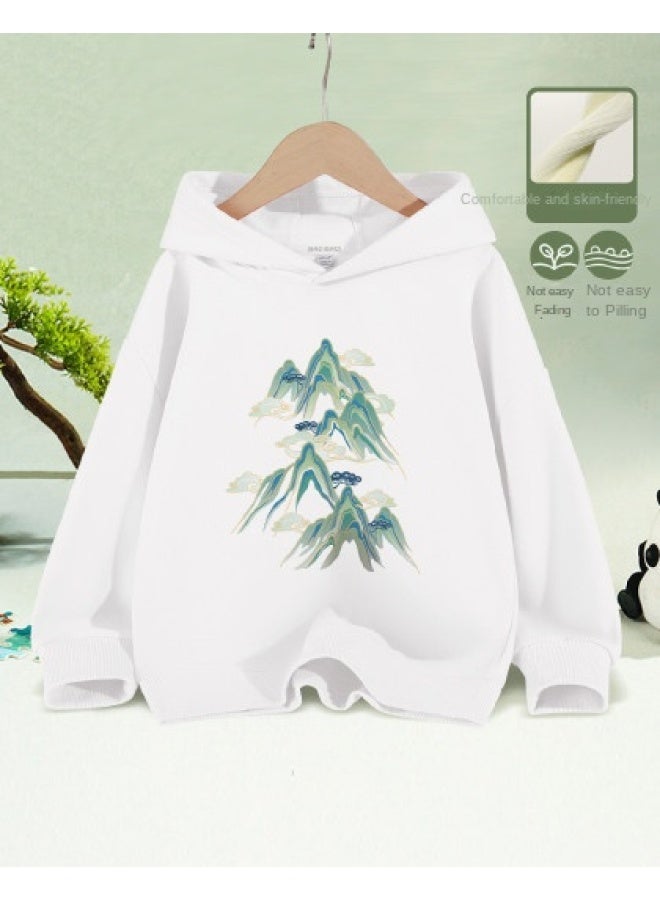 Badibadi New National Trend】children's Hooded Sweatshirt, Autumn Jacket For Girls And Boys, Casual Top For Fall - Image 1
