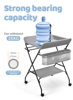 Generic Baby Diaper Changing Table Foldable Portable Diaper Table Suitable for Babies Under 1 Years of Age  - Image 2