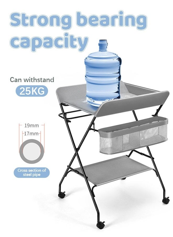 Generic - Baby Diaper Changing Table Foldable Portable Diaper Table Suitable for Babies Under 1 Years of Age - Image 1