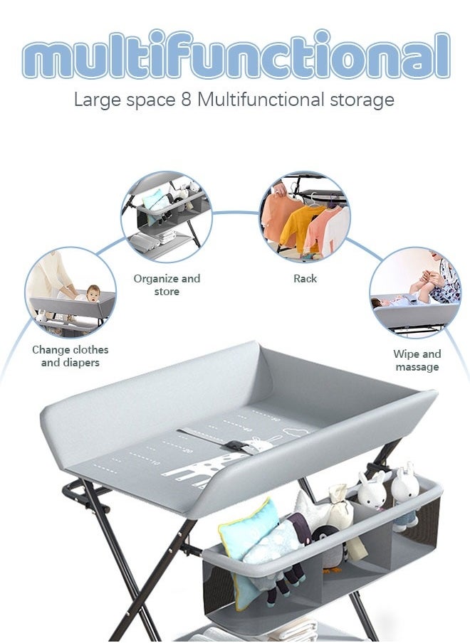 Generic - Baby Diaper Changing Table Foldable Portable Diaper Table Suitable for Babies Under 1 Years of Age - Image 1