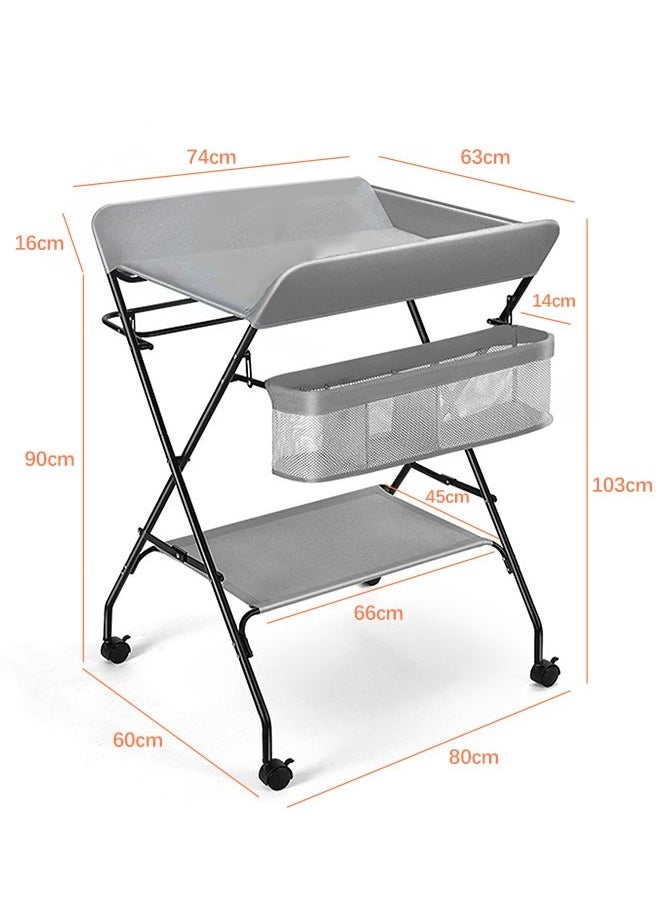 Generic - Baby Diaper Changing Table Foldable Portable Diaper Table Suitable for Babies Under 1 Years of Age - Image 1