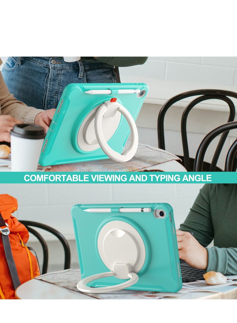 GULFLINK Rugged Heavy Duty Protective Case with Rotating Stand for ipad 10th 10.9 inch 2022（A2757/A2777）Mint green - Image 5