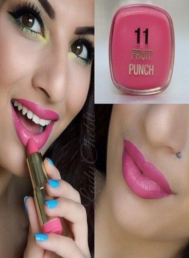 Milani Color Statement Matte Lipstick 11 Fruit Punch Cruelty-Free Nourishing Lipstick in Vibrant Shades 5g - Image 2