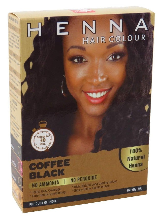 Jimy Henna Hair Color Coffee Black, 1 Count
