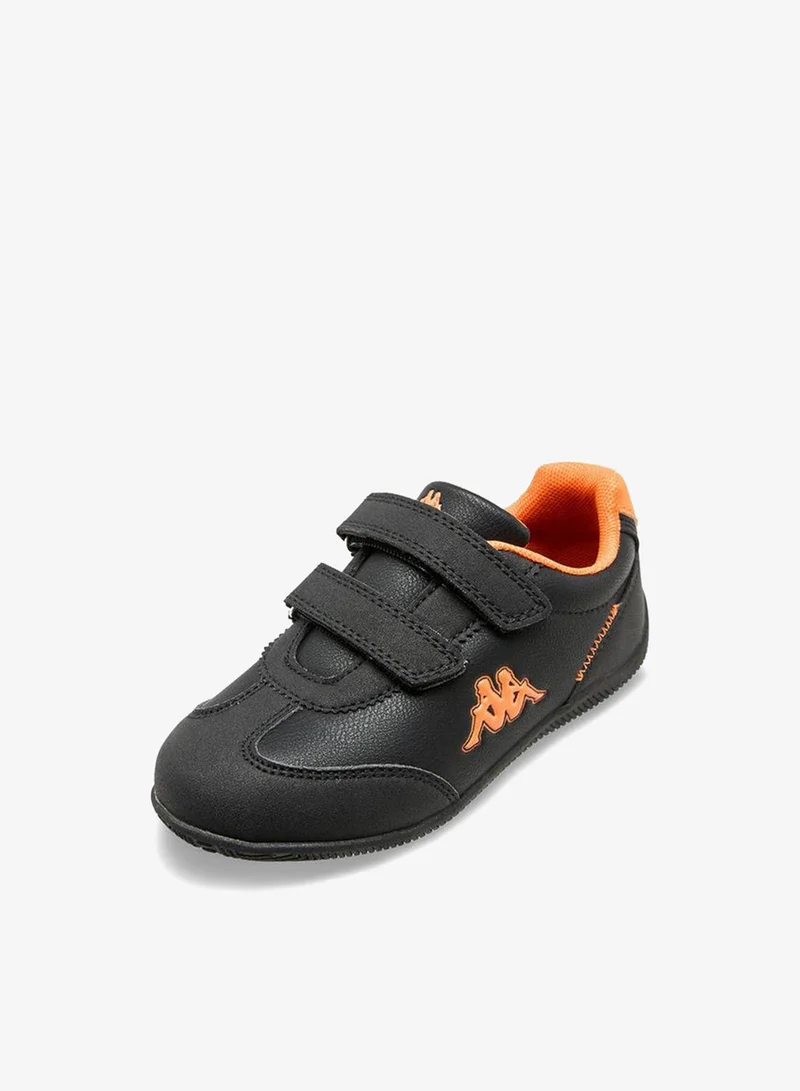 Kappa BLACK Boys Colourblock Hook & Loop School Sports Shoes for Men | Best Price UAE