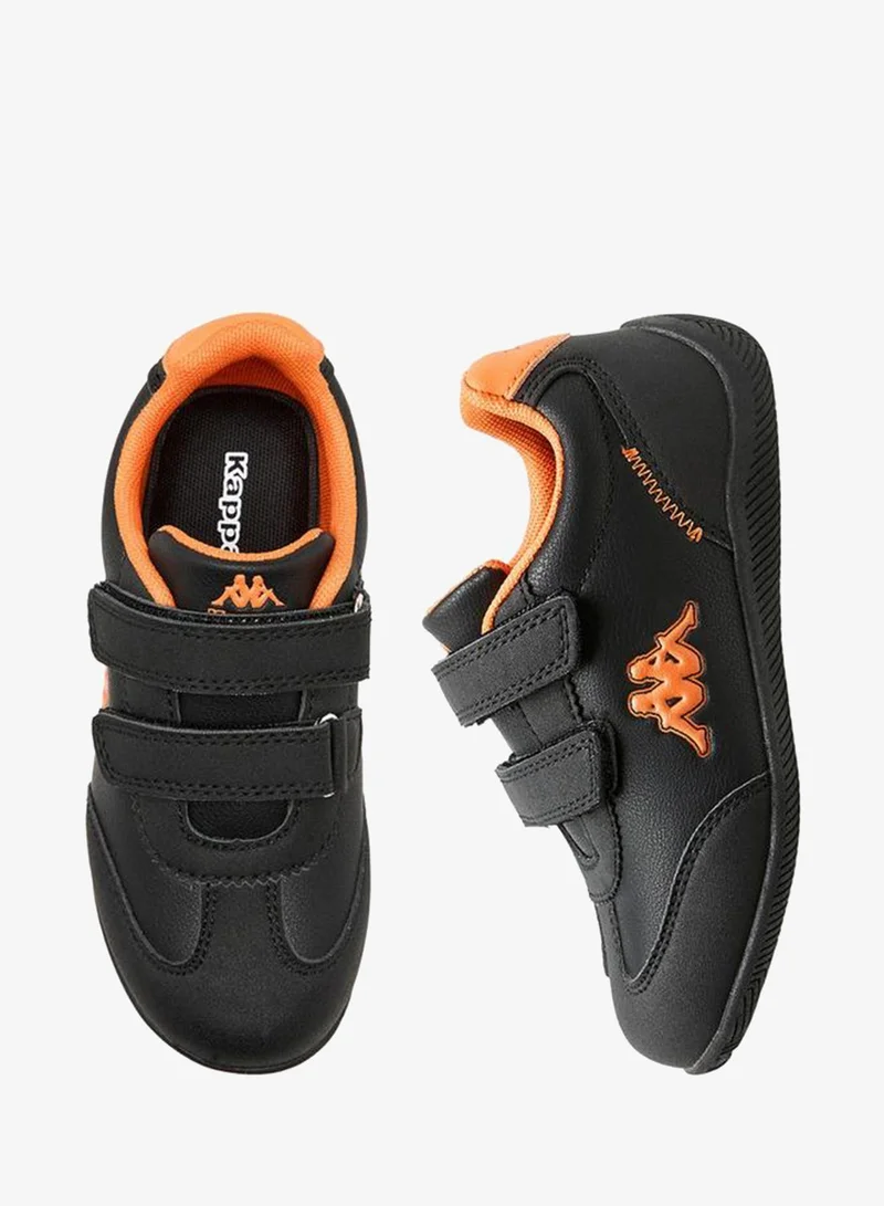 Kappa BLACK Boys Colourblock Hook & Loop School Sports Shoes for Men | Best Price UAE
