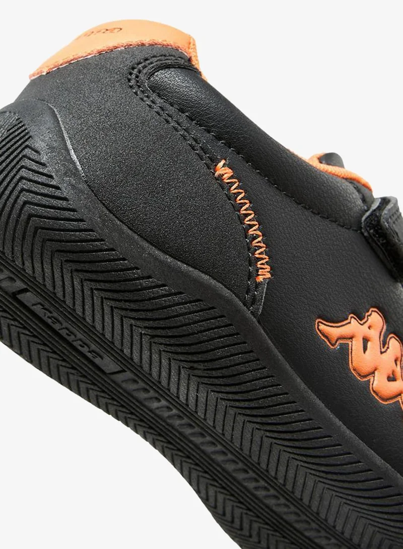 Kappa BLACK Boys Colourblock Hook & Loop School Sports Shoes for Men | Best Price UAE