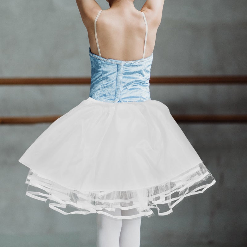 Short Petticoat Girls Short Petticoat Adjustable Underskirt for Party - Image 3