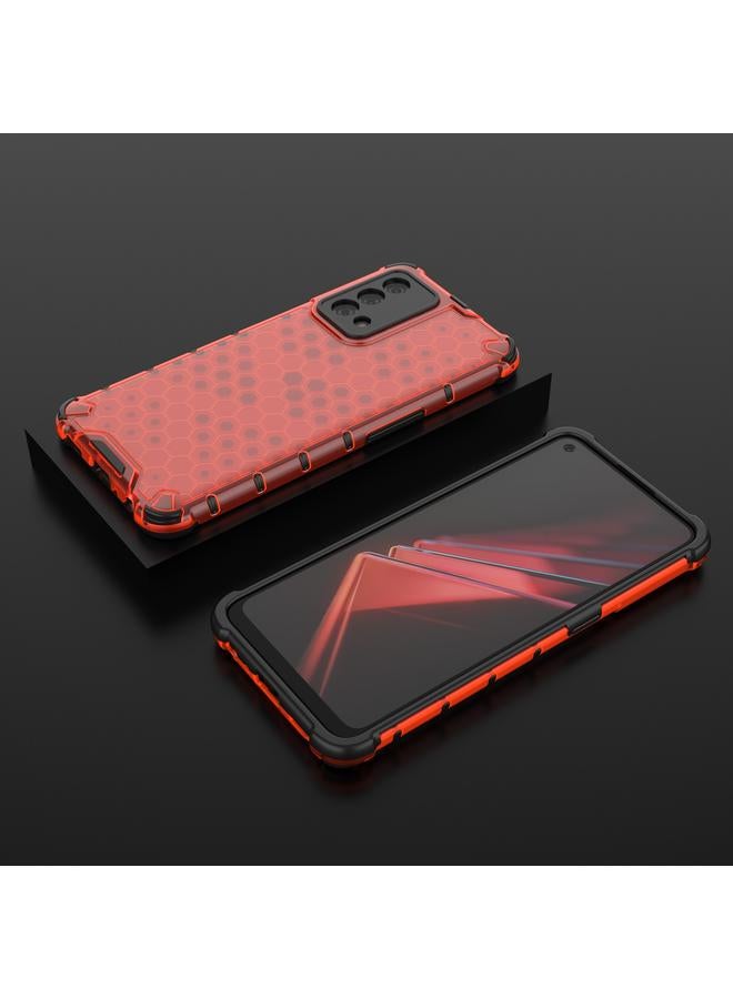 اس-توب جراب لهاتف OPPO K9 مقاوم للصدمات مصنوع من مادة PC Honeycomb + جراب واقٍ من مادة TPU - Image 4