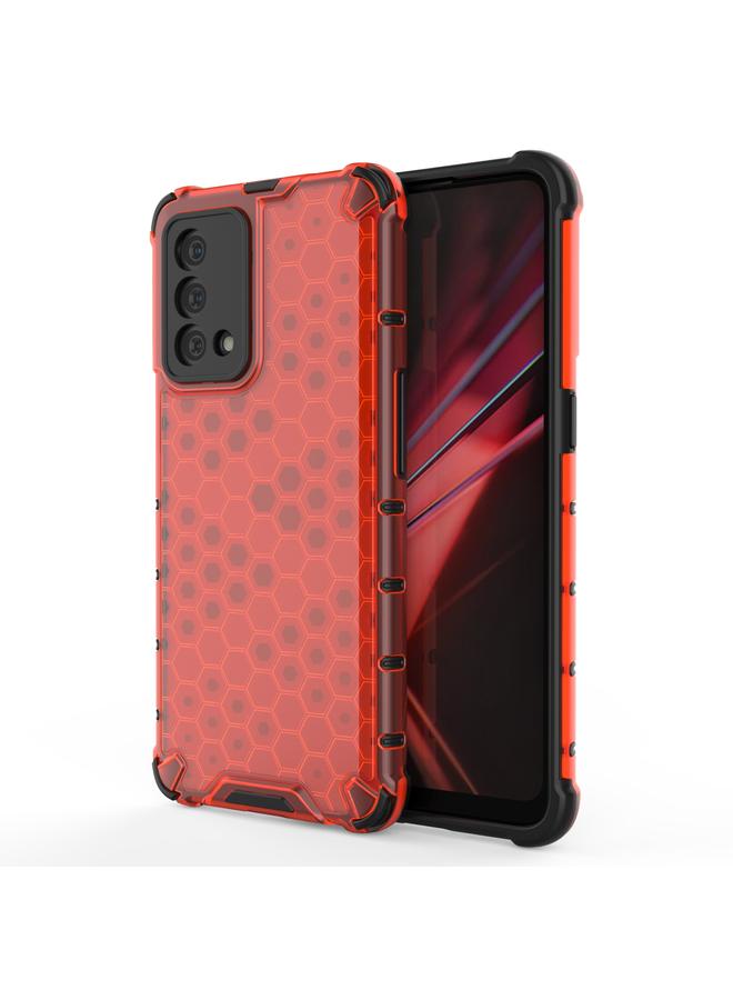 اس-توب جراب لهاتف OPPO K9 مقاوم للصدمات مصنوع من مادة PC Honeycomb + جراب واقٍ من مادة TPU - Image 1