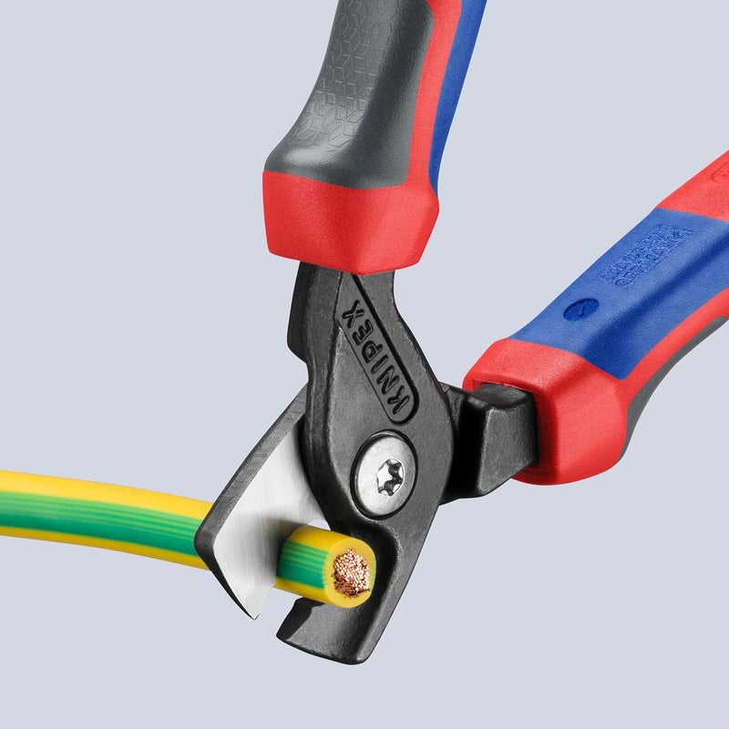 KNIPEX 95 12 160 StepCut Cable Shears with Multi-Component Handle - 160mm - Image 4