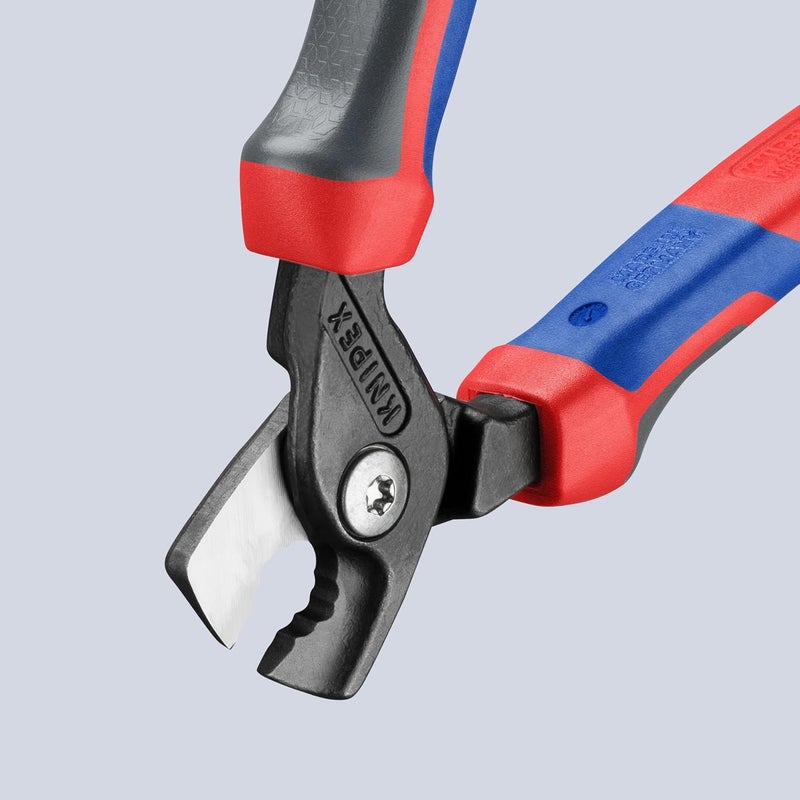 KNIPEX 95 12 160 StepCut Cable Shears with Multi-Component Handle - 160mm - Image 3