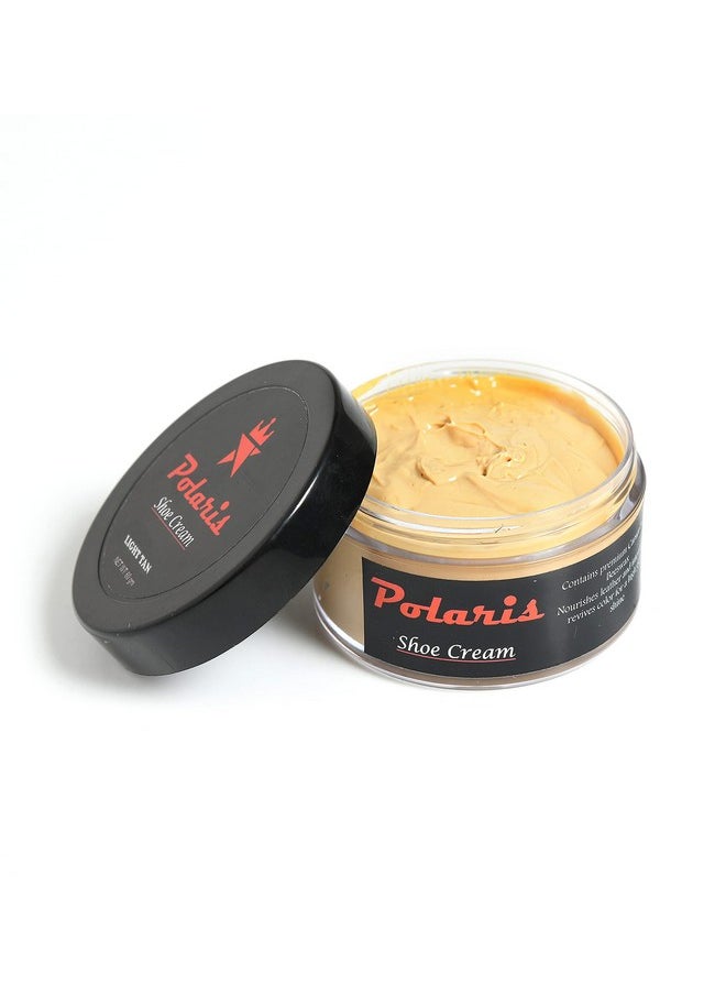 Polaris - polaris High Shine Leather Shoe Cream All Colors- 60gm (Light Tan) - Image 1