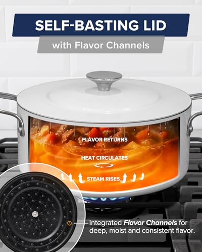 Nuwave Lux 13-Piece Premium Cookware Collection, Next-Generation G11 Duralon Blue Ceramic Nonstick, Ultra Durable, PFAS-Free, Lightweight & Works on All Cooktops - Image 2