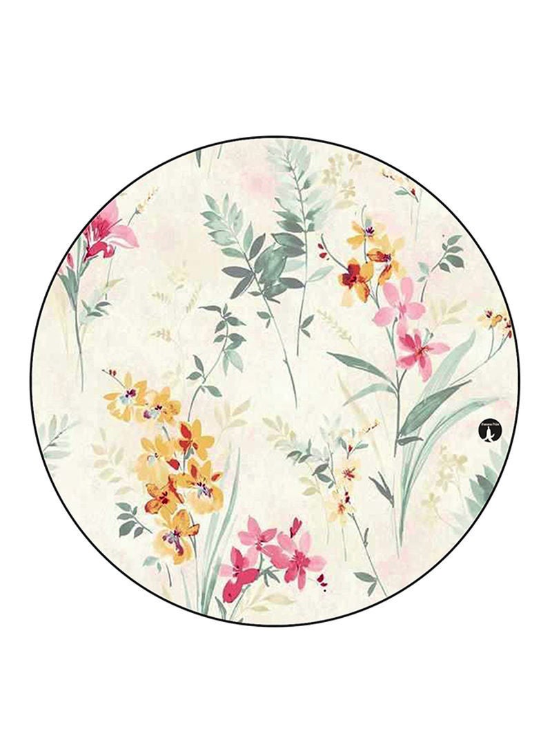 RKN Flowers Printed Mouse Pad  Multicolour