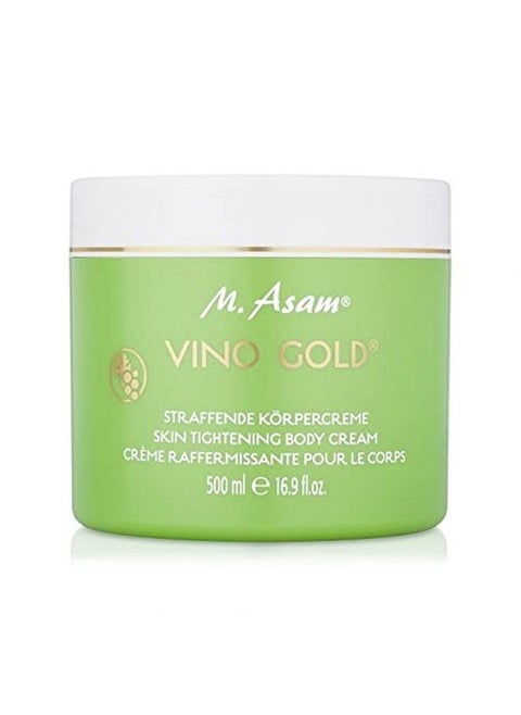 M. Asam Vino Gold Skin Tightening Body Cream Body Lotion With Lifting Properties Contains Shea Butter & Slimming Complex That Helps Target Cellulite 16.9 Fl Oz