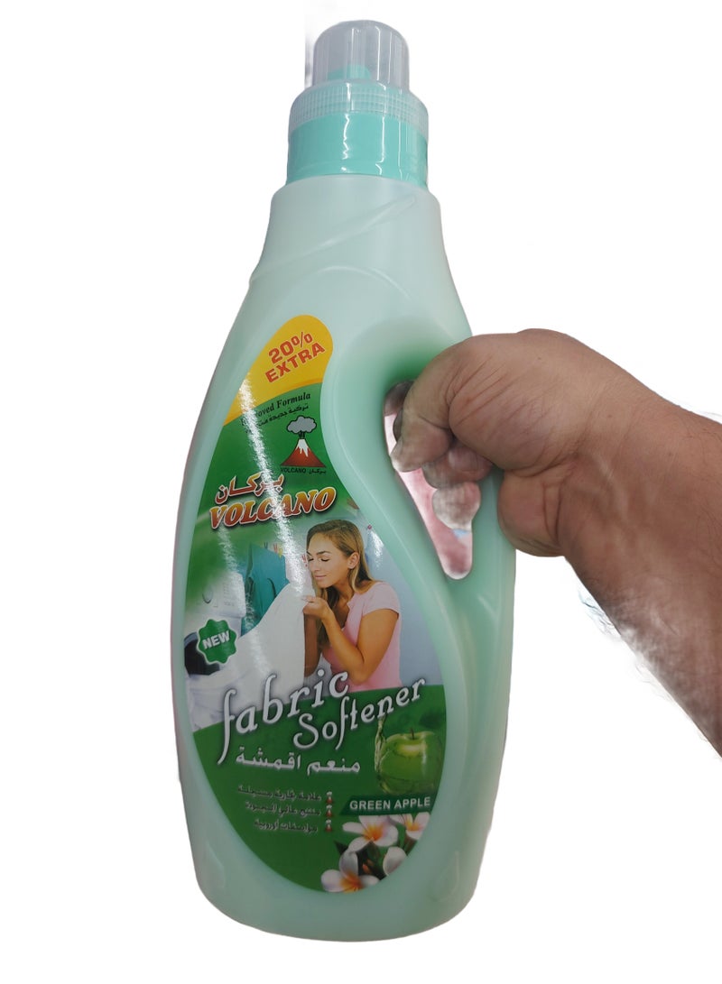 Volcano Fabric Softener Green Apple 1.67 L