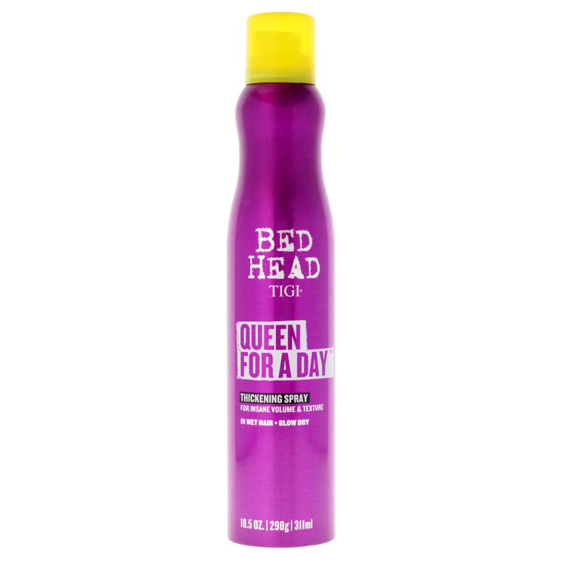 TIGI بخاخ تكثيف تيجي بيد هيد، كوين فور أ داي فوليوم، 10.5 أونصة، لتكثيف الشعر الخفيف، خالي من الكحول، برائحة التوت - Image 1
