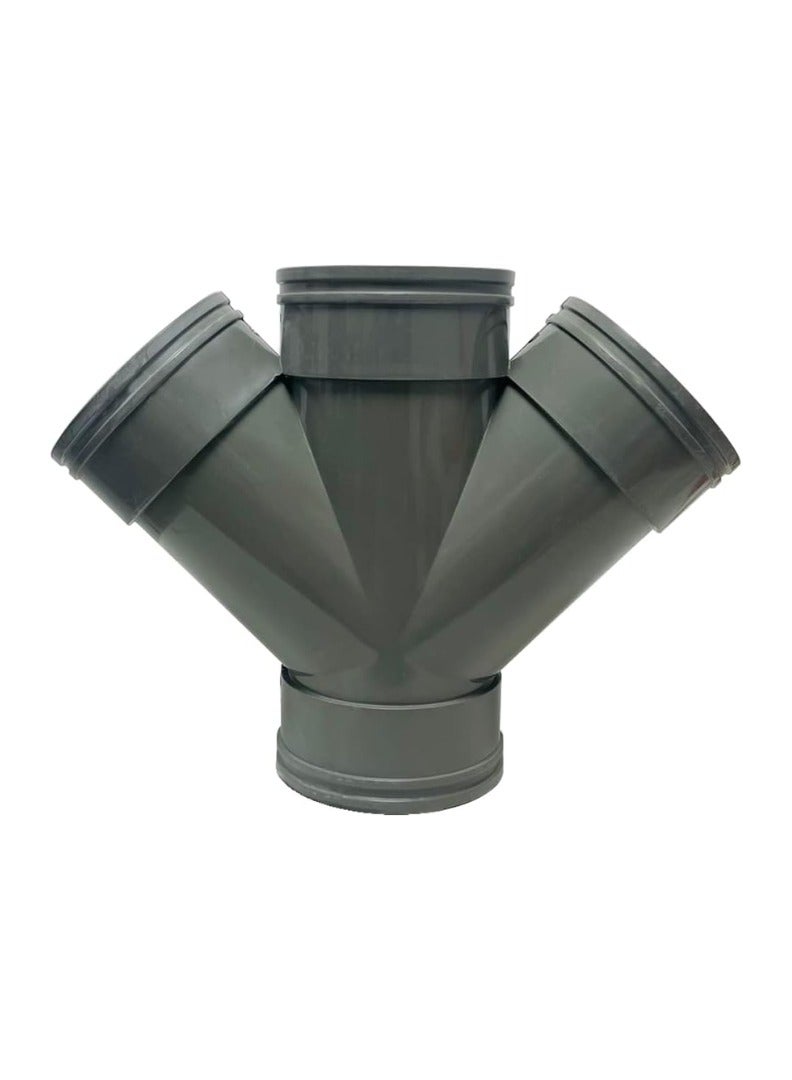 KNP KNP Cross Tee UPVC Pipe Fitting 4 Inch is a Critical Component in Plumbing and Piping Systems Designed to Connect Four Sections of UPVC Pipe at Right Angles. - Image 2