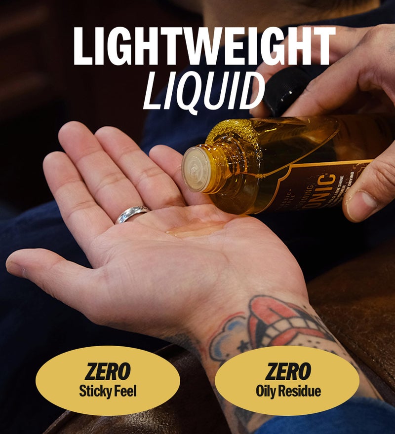 DASHU Classic Style Grooming Tonic - Korean Hair Tonic for Men w/Baobab Seed Oil, Phyto Zein & ABIL ME 45 MB - Lightweight Hair Styling - Volumizing Hair Serum - Scented Hair Scalp Oil (6.76 fl oz) - Image 3