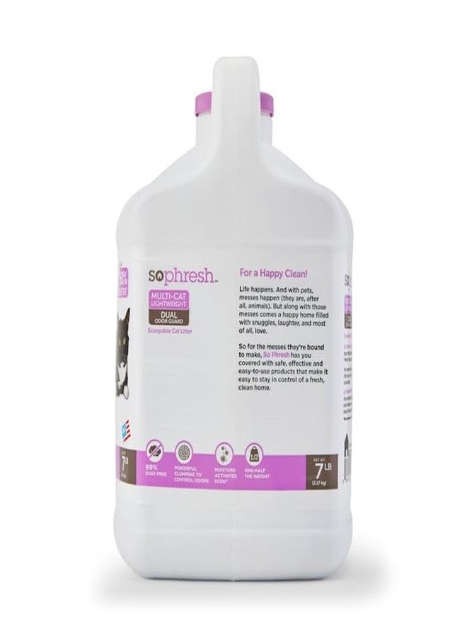 So Phresh Multi-Cat Lightweight Dual Odor Guard Litter, 7 lbs. - Image 3