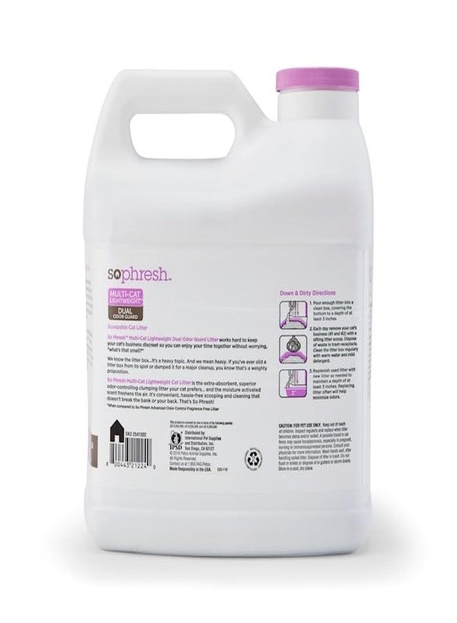 So Phresh Multi-Cat Lightweight Dual Odor Guard Litter, 7 lbs. - Image 2