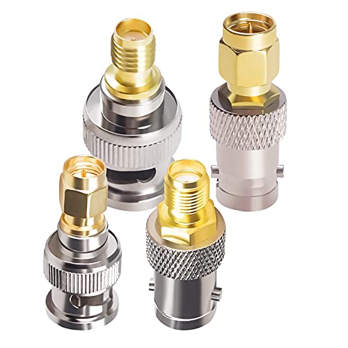 Goupchn SMA to BNC Connectors Kit 8PCS Male Female Coax Coaxial Adapter Converter - Image 2