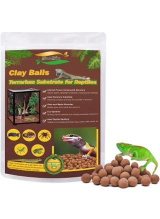 ZeeDix 2LBS Expanded Clay Balls for Reptile Terrarium Substrate - 100% Natural Lightweight Clay Pebbles Substrate, Bioactive Terrarium Substrate for Frogs Bearded Dragon Tortoises Snake Bedding - pzsku/Z3FA394FE9E182F1C6470Z/45/_/1737031767/72432149-bb0e-41df-bc5d-4bb975bb0187
