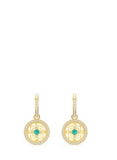 Generic Mysterious Symbol Mandala Lotus Earrings  - Image 1
