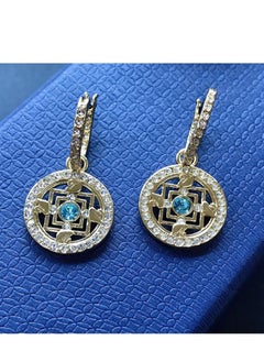 Generic Mysterious Symbol Mandala Lotus Earrings  - Image 3