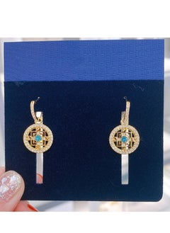 Generic Mysterious Symbol Mandala Lotus Earrings  - Image 4