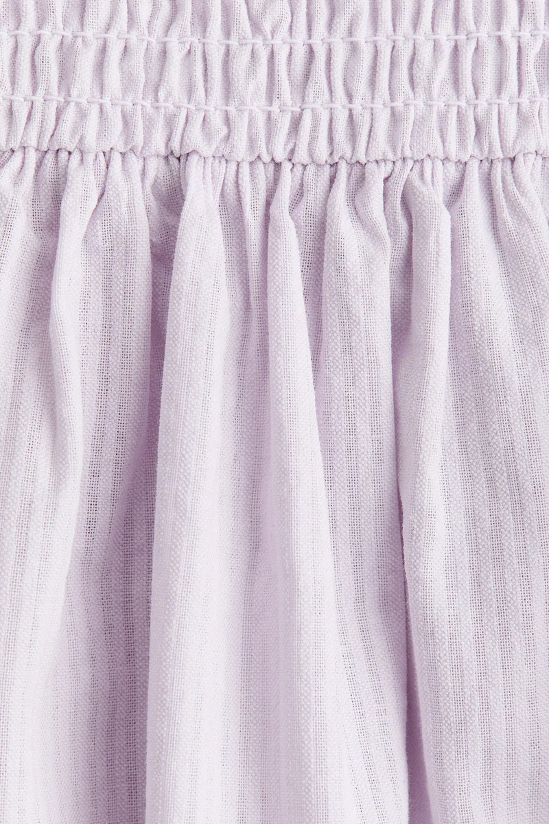 H&M  Smocked seersucker dress for Women | Best Price UAE