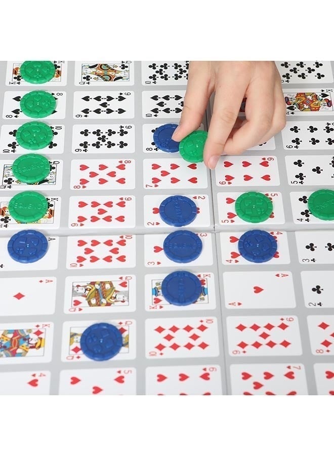 سيكوانس لعبة لوحية استراتيجية ممتعة للعائلة والأصدقاء في الحفلات 32 x 27بوصة - Image 5