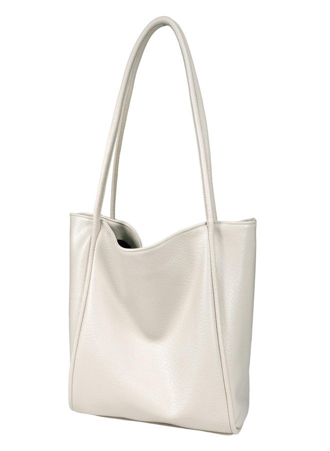 WITERY Large Tote Bag for Women Soft Vegan Leather Shoulder Bag with Interior Pockets & Top Handles Ladies Tote Purses Satchel Handbags for Work Everyday Use - Image 1
