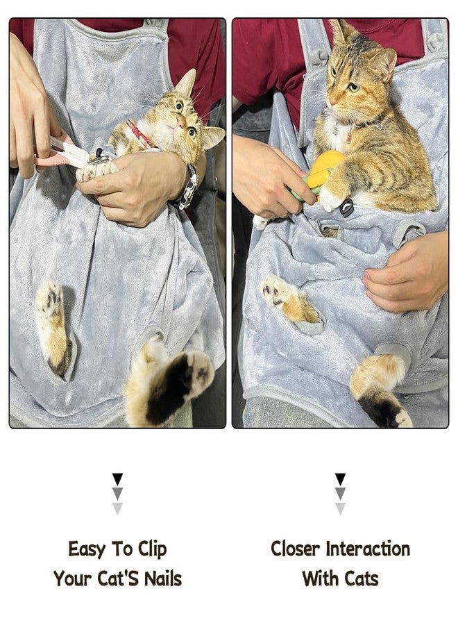 La La Pet حقيبة حمل القطط La La Pet® القابلة للتعديل مع فتحات، حقيبة نوم لحمل الحيوانات الأليفة، حقيبة حمل القطط، حقيبة حمل القطط للحيوانات الصغيرة - Image 3
