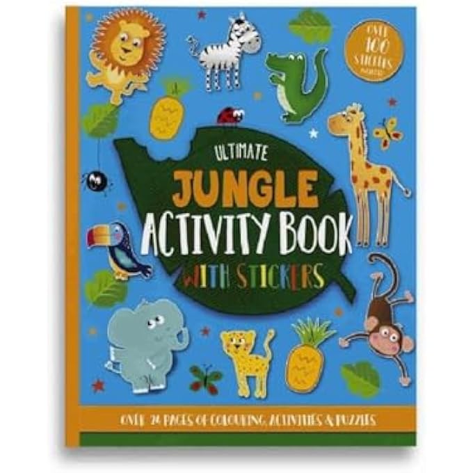 JUNGLE ACTIVITY BOOK-36S FSC
