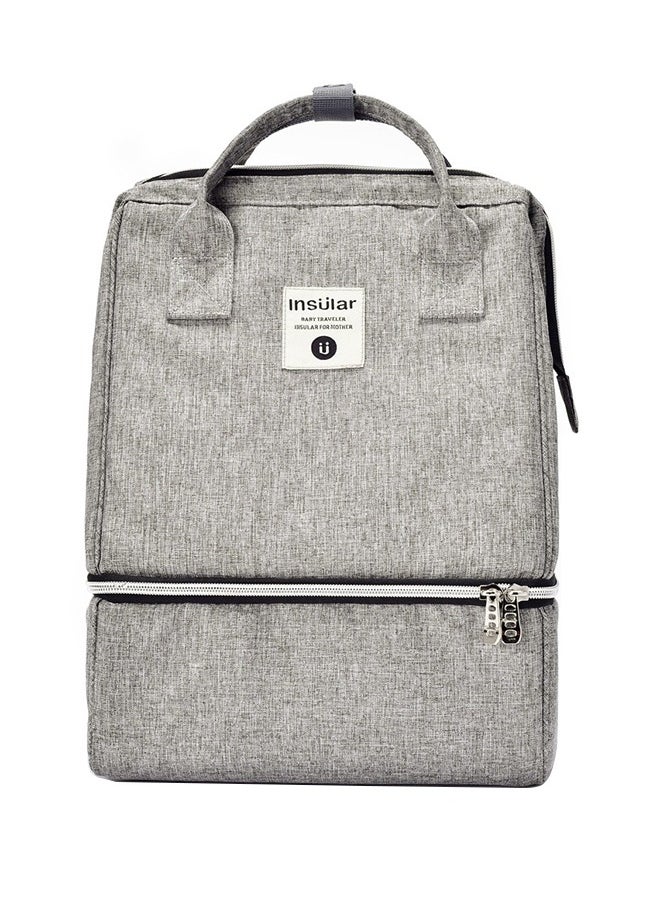 insular - Waterproof multifunctional Large Capacity Cross Body One Shoulder Mummy Diaper Bag - Image 1