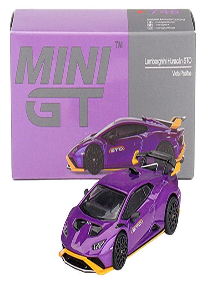 Mini GT Models (طلب مسبق) ميني جي تي لامبورغيني هوراكان STO - فيولا باسيفاي - Image 2