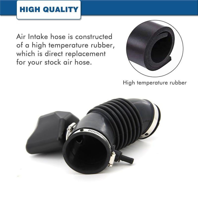 A ABIGAIL Air Intake Hose Compatible with Hyundai Elantra 2007-2012 - Intake Filter Tube Replaces # 28130-2H100 - Air Intake Duct Tube Boot - Image 2