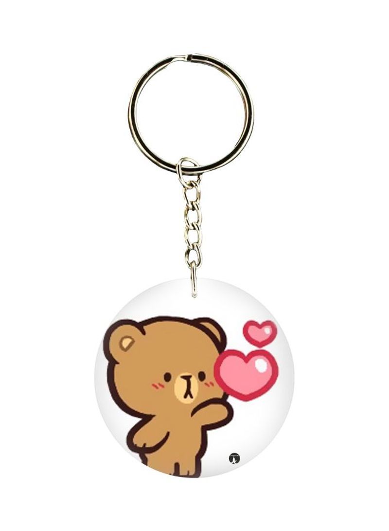 RKN Bear Printed Keychain