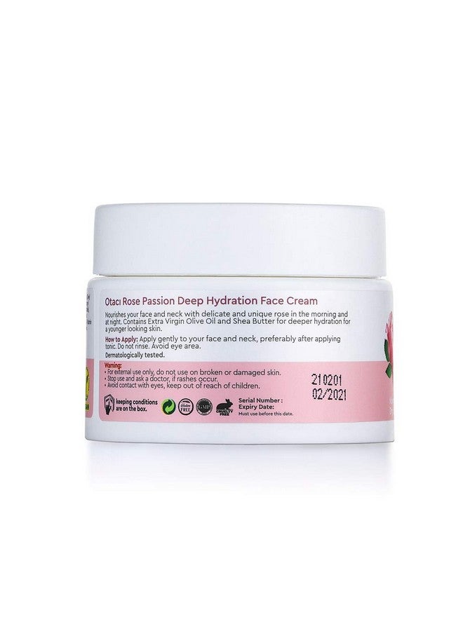 OTACI Rose Passion Deep Hydration Face Cream Moisturizer Skin Lotion Facial Rose Natural Hydrating Moisturizing - Image 3