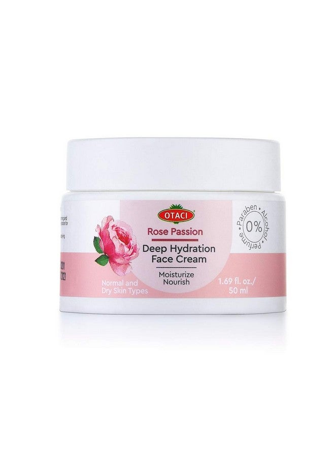OTACI Rose Passion Deep Hydration Face Cream Moisturizer Skin Lotion Facial Rose Natural Hydrating Moisturizing - Image 1