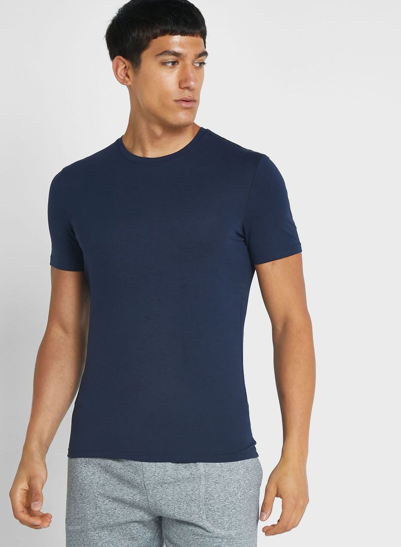 Marks & Spencer Essential Crew Neck T-Shirt - Image 1