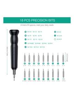 KASTWAVE Precision Electric Screwdriver, 21 in 1 Portable Electric Screwdriver with 18 S2 Bits, Mini Cordless Screwdriver, Repair Tool for Smartphone, Watch, Camera, Laptop (Type-C USB Cable Included)  - Image 1