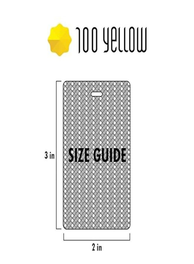 100yellow® Pilot Printed Luggage Tags, Bag Tag Travel Id Labels Tag for Baggage Suitcases Bags with Silicon|Red - Image 5
