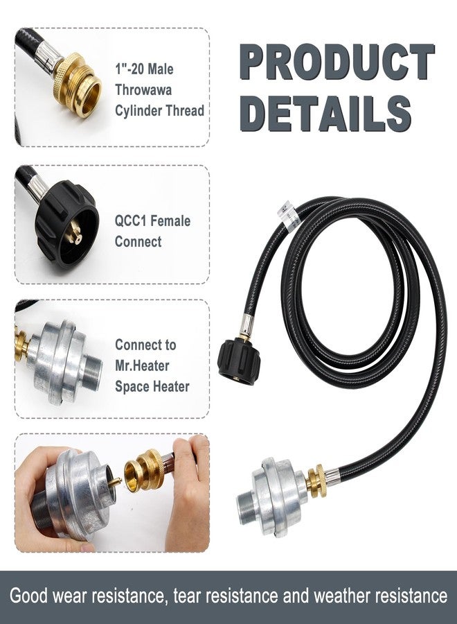 Thaekuns Propane Fuel Filter F273699 with 6 FT Hose for Mr Heater Buddy, Big Buddy, Indoor Use - Image 5