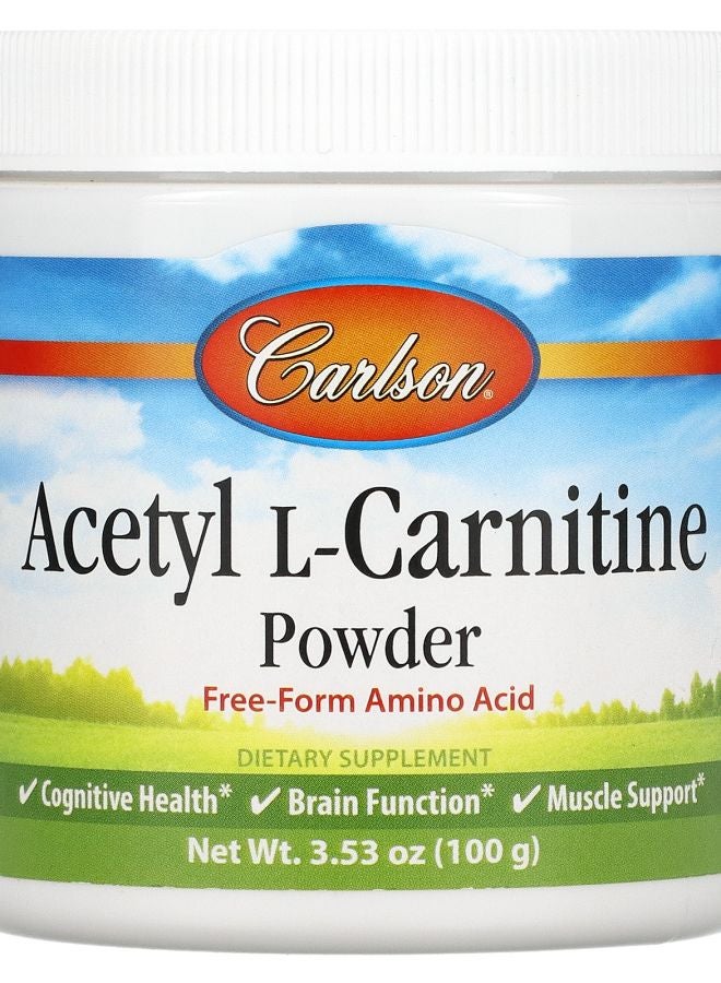 Acetyl L-Carnitine Powder Free-Form Amino Acid 3.53 oz (100 g)