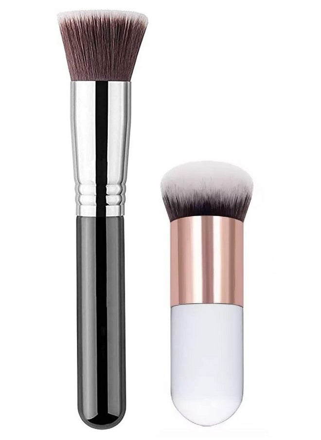 ClubComfort Professional Foundation Brush Blending Face Powder & White Foundation Brush  - Image 1
